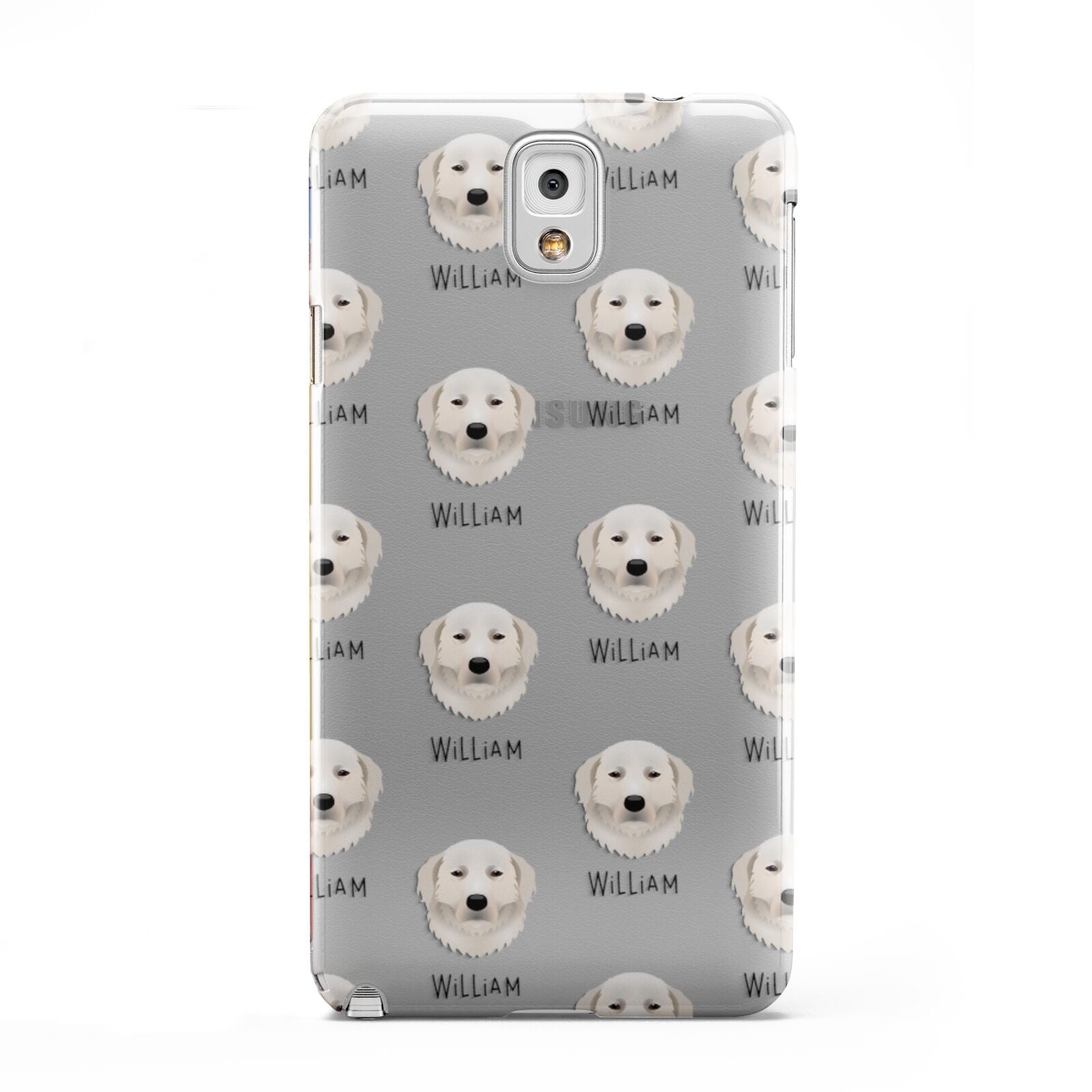 Maremma Sheepdog Icon with Name Samsung Galaxy Note 3 Case