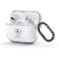 Maremma Sheepdog Personalised AirPods Glitter Case 3rd Gen Side Image