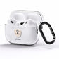 Maremma Sheepdog Personalised AirPods Pro Clear Case Side Image