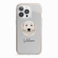 Maremma Sheepdog Personalised iPhone 13 Pro TPU Impact Case with Pink Edges
