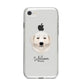 Maremma Sheepdog Personalised iPhone 8 Bumper Case on Silver iPhone