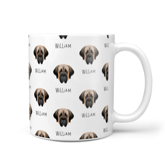 Mastiff Icon with Name 10oz Mug
