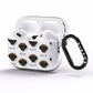 Mastiff Icon with Name AirPods Pro Clear Case Side Image