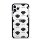 Mastiff Icon with Name Apple iPhone 11 Pro in Silver with Black Impact Case