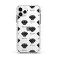 Mastiff Icon with Name Apple iPhone 11 Pro in Silver with White Impact Case