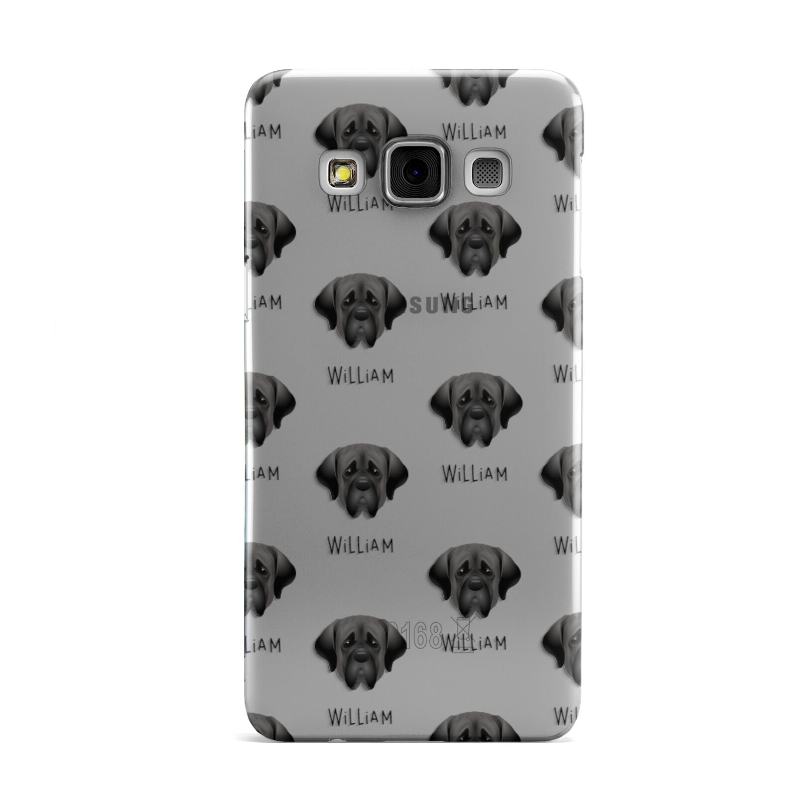 Mastiff Icon with Name Samsung Galaxy A3 Case