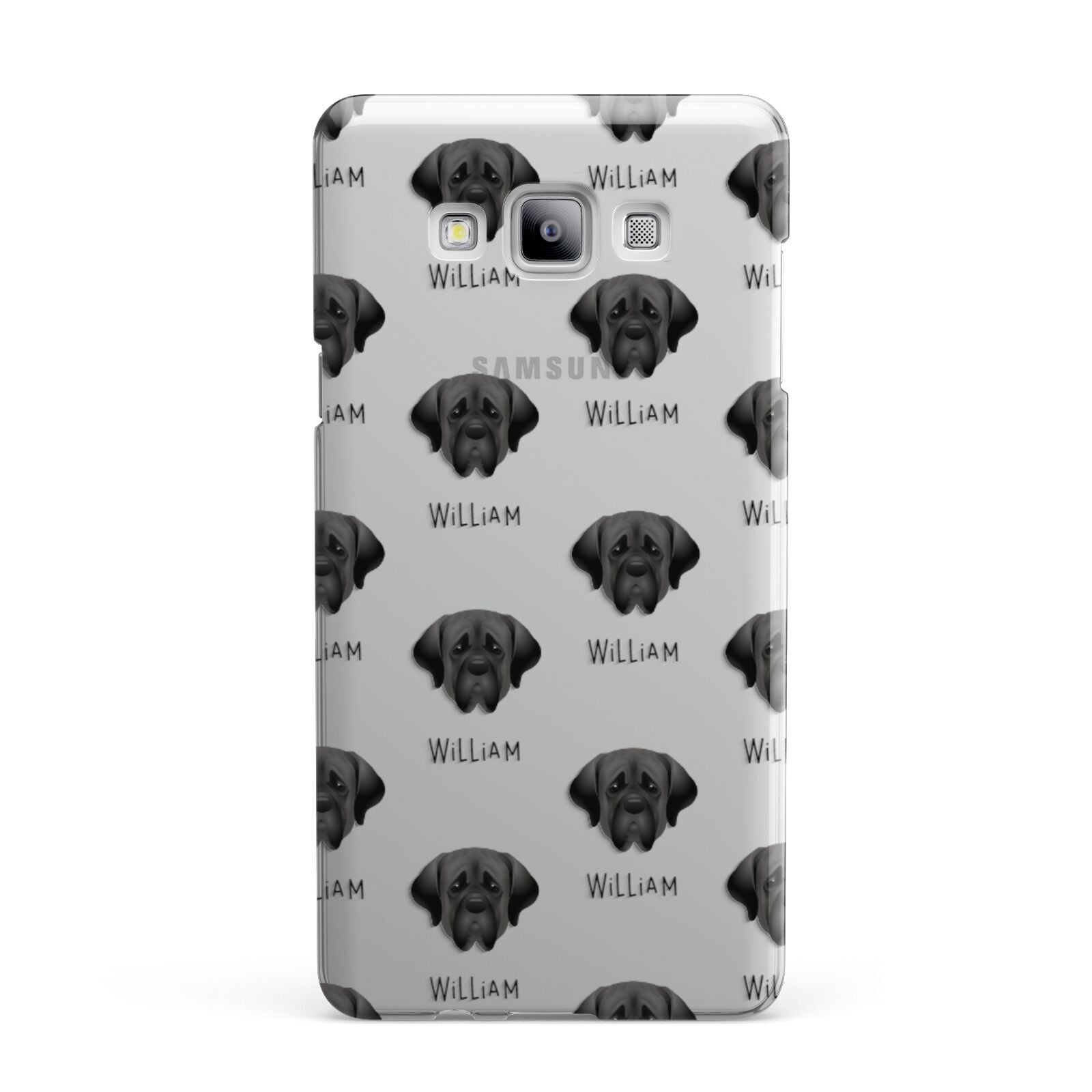 Mastiff Icon with Name Samsung Galaxy A7 2015 Case