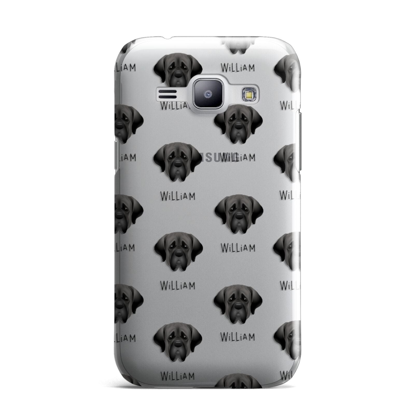 Mastiff Icon with Name Samsung Galaxy J1 2015 Case