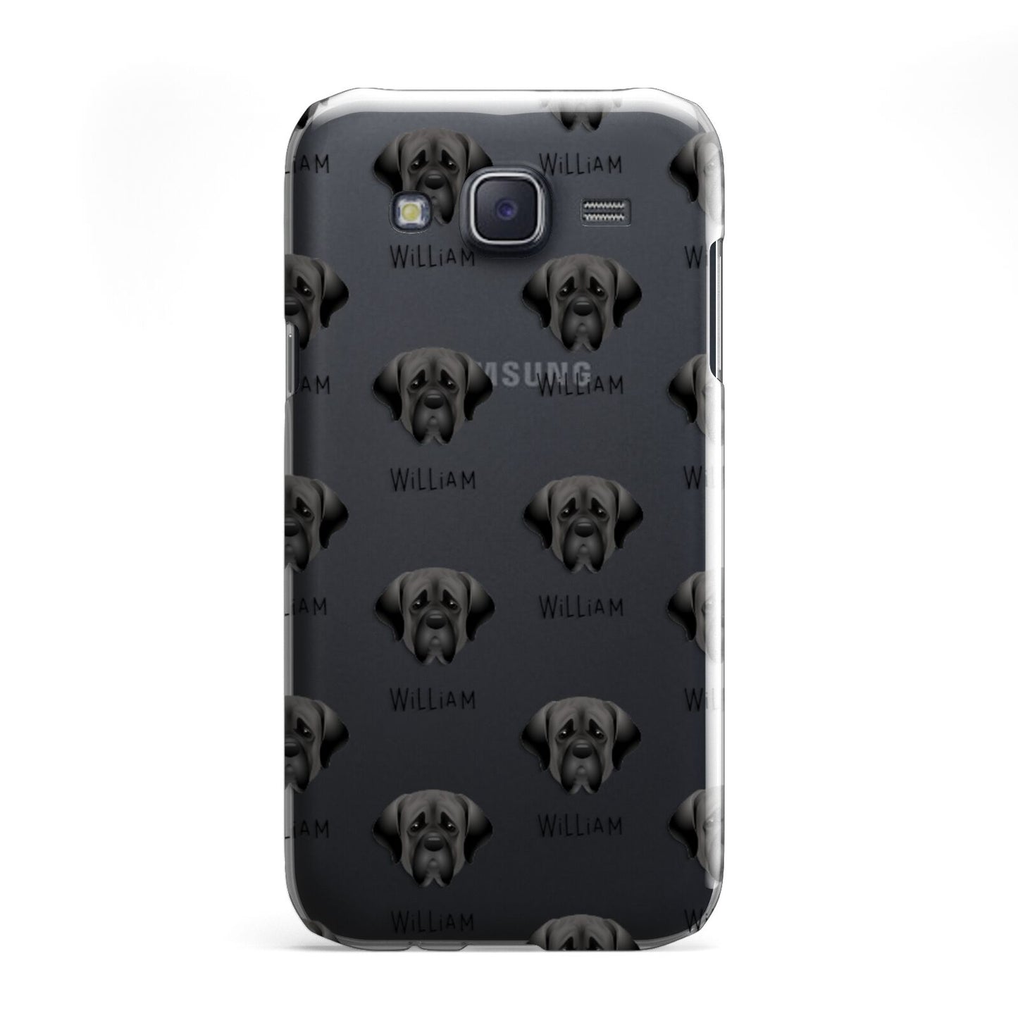Mastiff Icon with Name Samsung Galaxy J5 Case