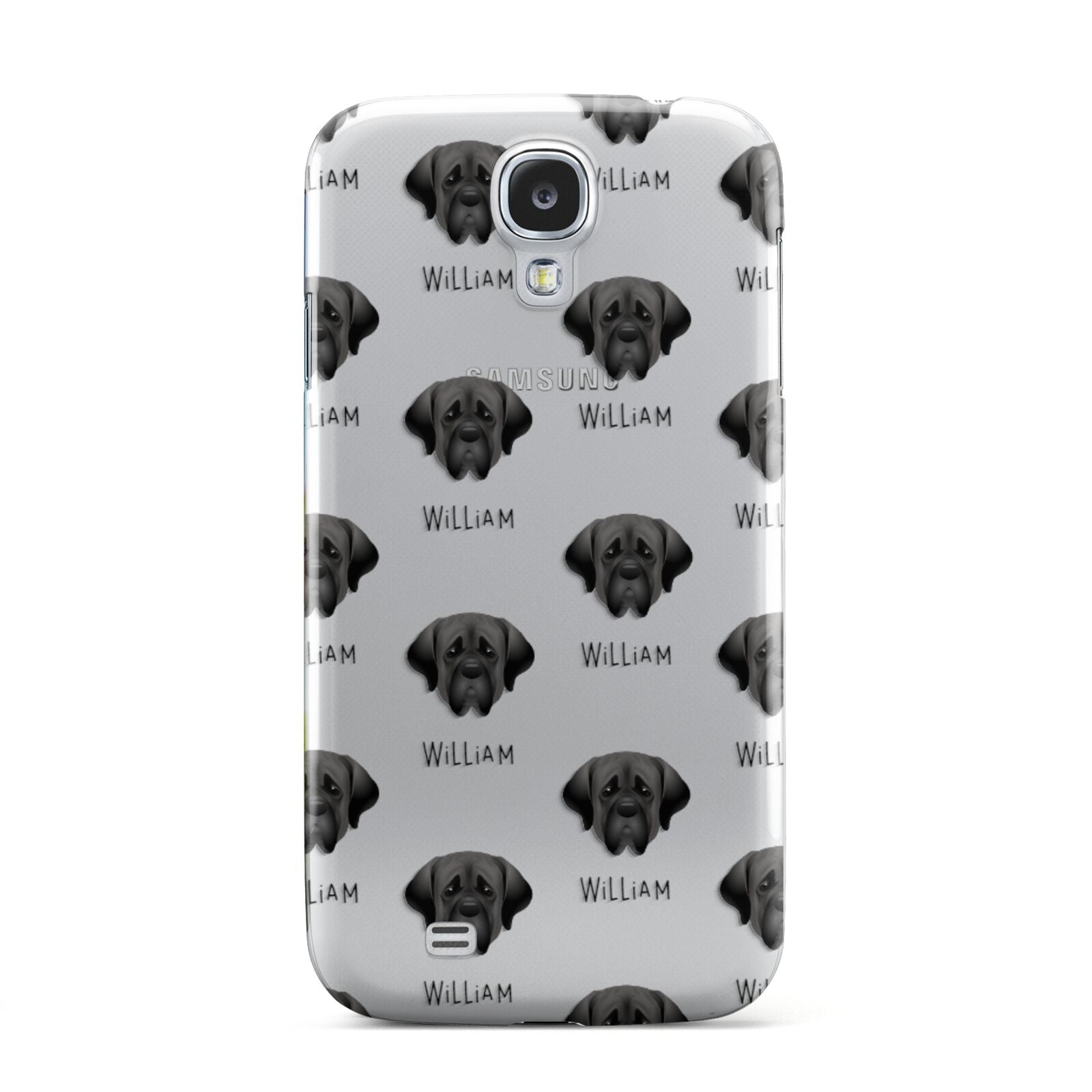 Mastiff Icon with Name Samsung Galaxy S4 Case