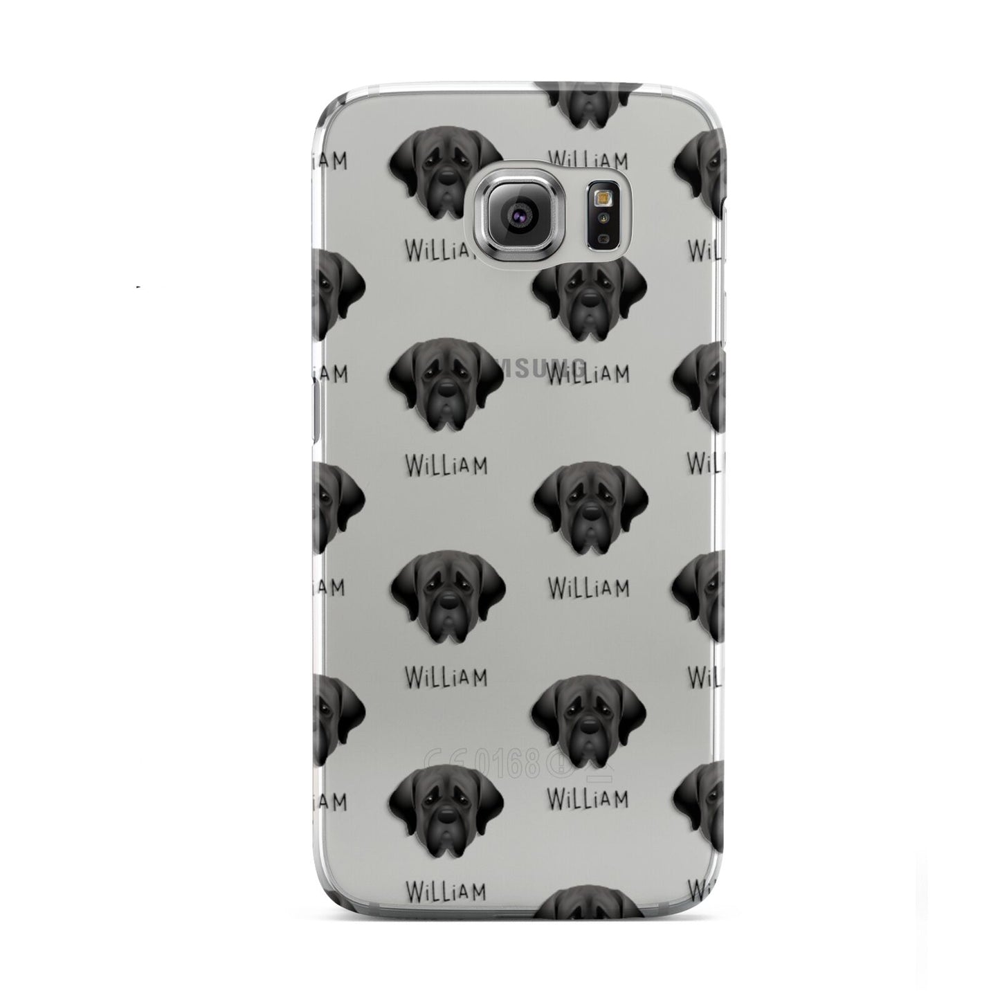 Mastiff Icon with Name Samsung Galaxy S6 Case