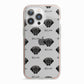 Mastiff Icon with Name iPhone 13 Pro TPU Impact Case with Pink Edges