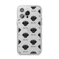 Mastiff Icon with Name iPhone 14 Pro Max Clear Tough Case Silver