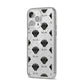 Mastiff Icon with Name iPhone 14 Pro Max Glitter Tough Case Silver Angled Image