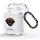Mastiff Personalised AirPods Glitter Case Side Image