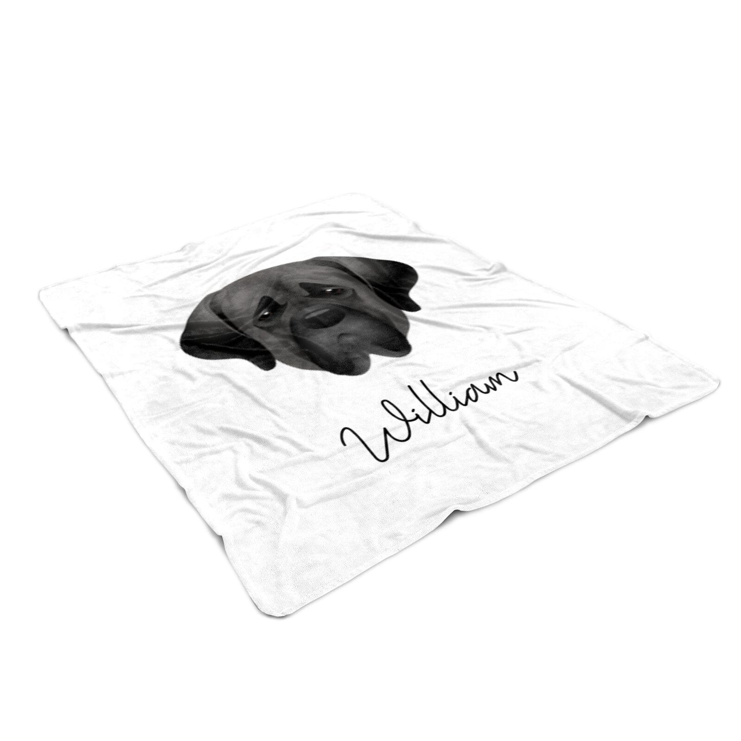 Mastiff Personalised Medium Fleece Blankets
