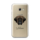 Mastiff Personalised Samsung Galaxy A3 2017 Case on gold phone
