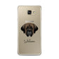 Mastiff Personalised Samsung Galaxy A7 2016 Case on gold phone