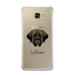Mastiff Personalised Samsung Galaxy A9 2016 Case on gold phone