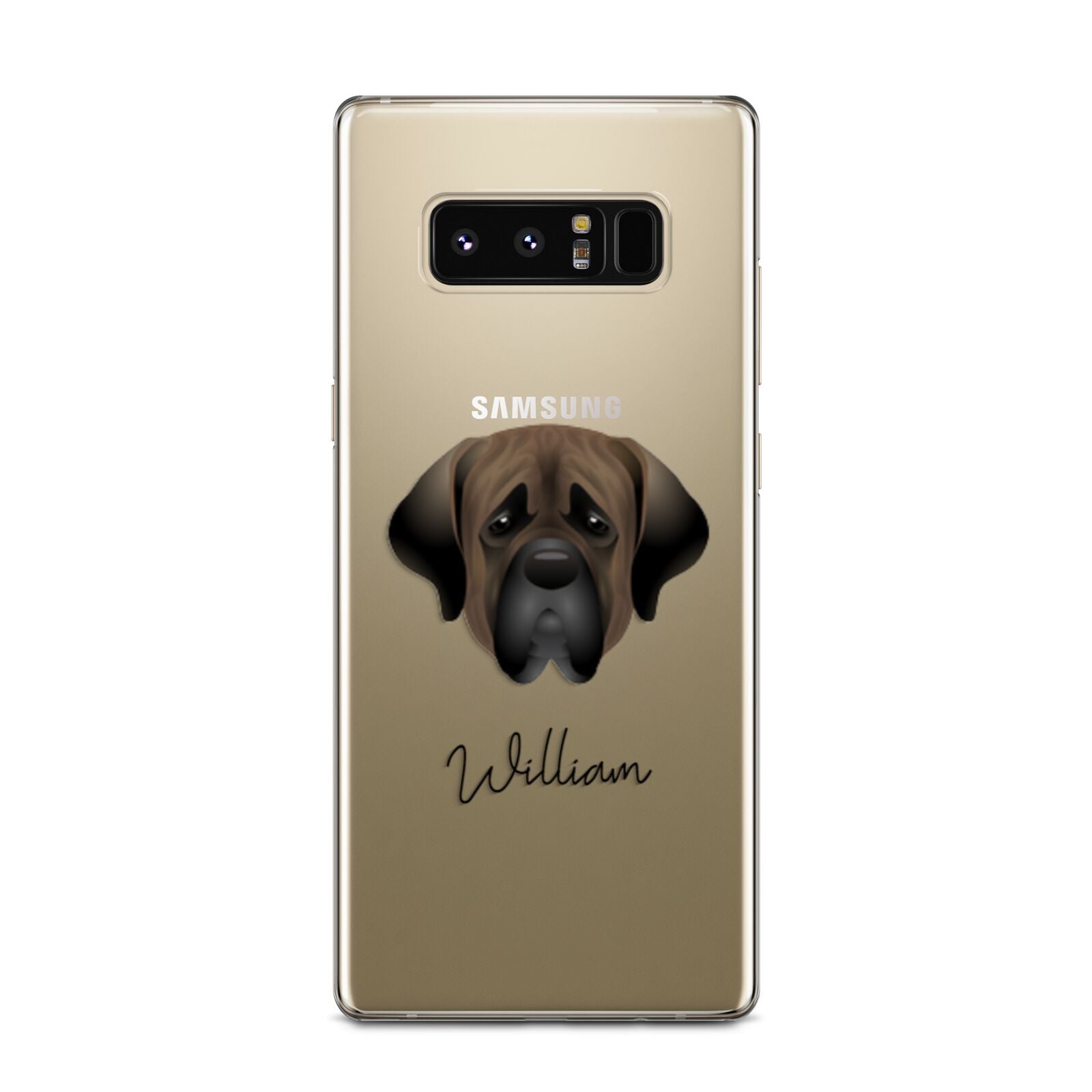 Mastiff Personalised Samsung Galaxy Note 8 Case