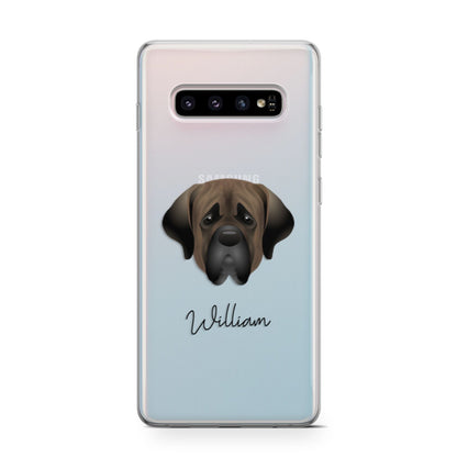 Mastiff Personalised Samsung Galaxy S10 Case