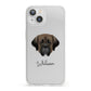 Mastiff Personalised iPhone 13 Clear Bumper Case