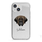 Mastiff Personalised iPhone 13 Mini TPU Impact Case with White Edges