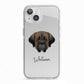 Mastiff Personalised iPhone 13 TPU Impact Case with White Edges