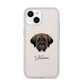 Mastiff Personalised iPhone 14 Clear Tough Case Starlight