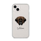 Mastiff Personalised iPhone 14 Plus Clear Tough Case Starlight