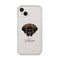 Mastiff Personalised iPhone 14 Plus Clear Tough Case Starlight