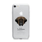 Mastiff Personalised iPhone 7 Bumper Case on Silver iPhone