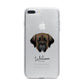 Mastiff Personalised iPhone 7 Plus Bumper Case on Silver iPhone