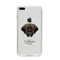 Mastiff Personalised iPhone 8 Plus Bumper Case on Silver iPhone
