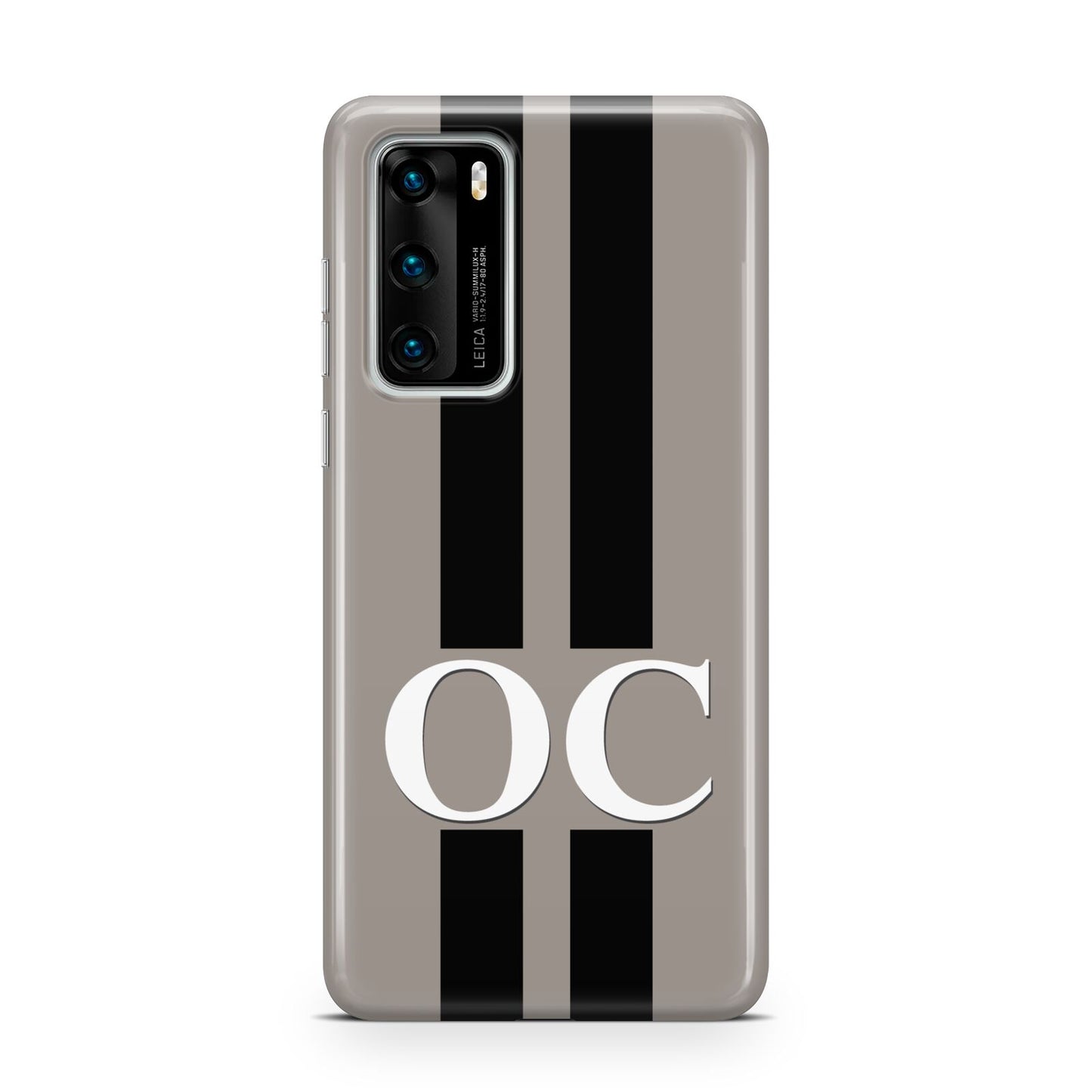 Mauve Personalised Initials Huawei P40 Phone Case