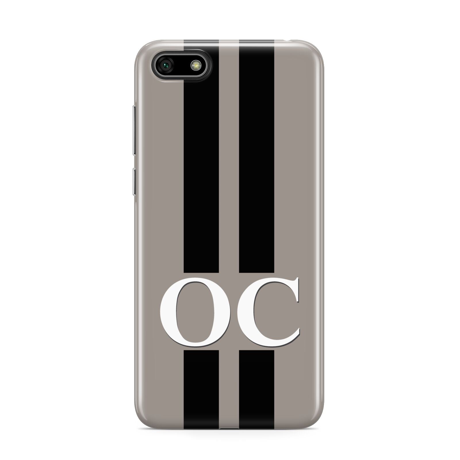 Mauve Personalised Initials Huawei Y5 Prime 2018 Phone Case