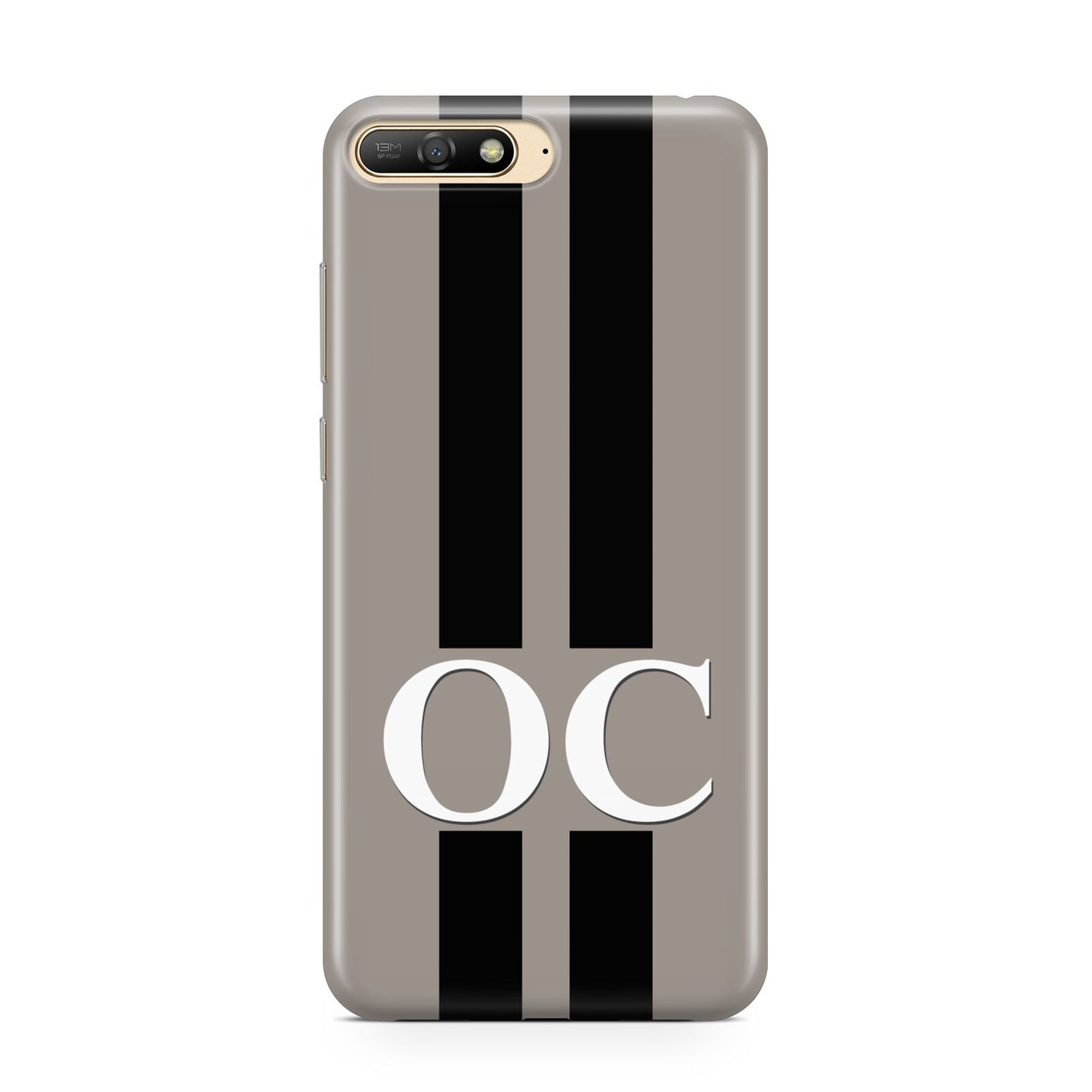 Mauve Personalised Initials Huawei Y6 2018