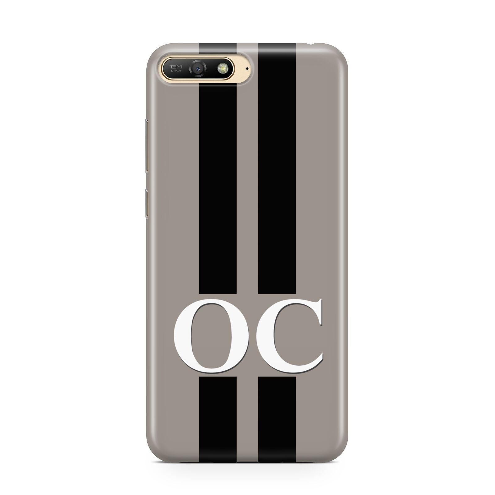 Mauve Personalised Initials Huawei Y6 2018