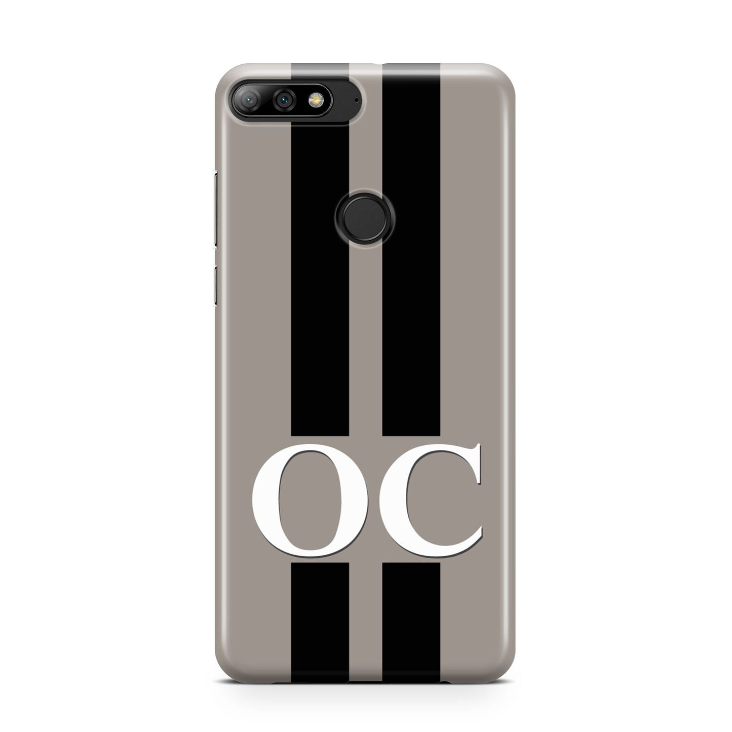 Mauve Personalised Initials Huawei Y7 2018