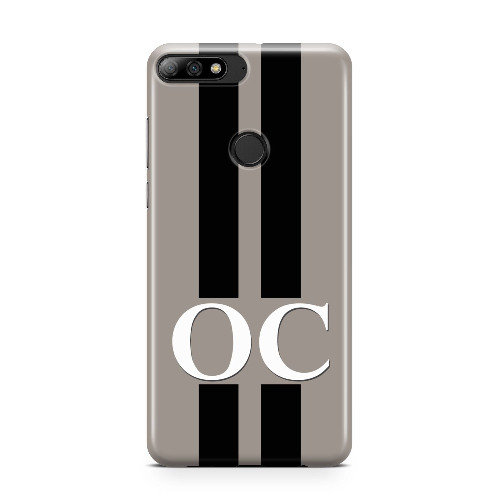 Mauve Personalised Initials Huawei Y7 2018