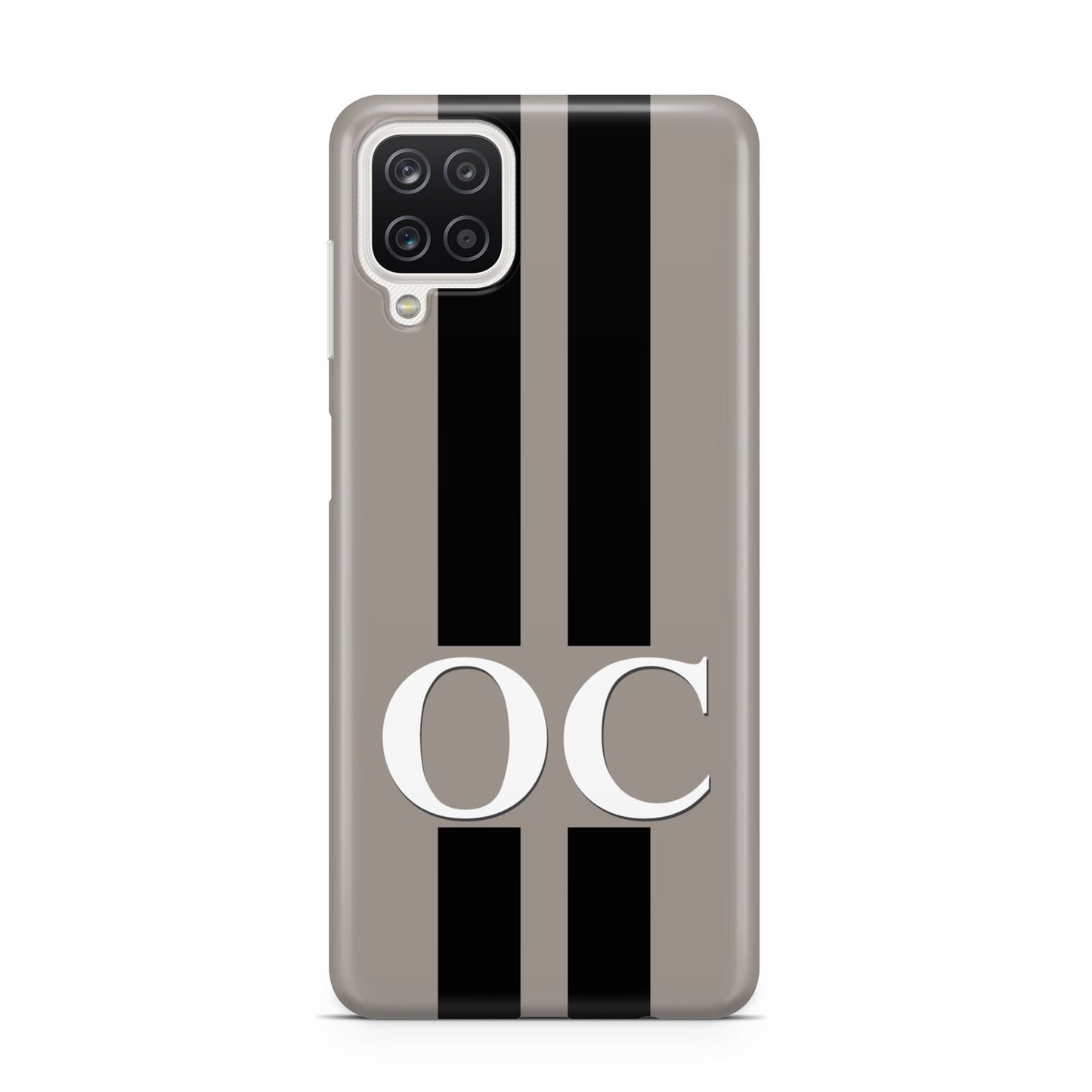 Mauve Personalised Initials Samsung M12 Case