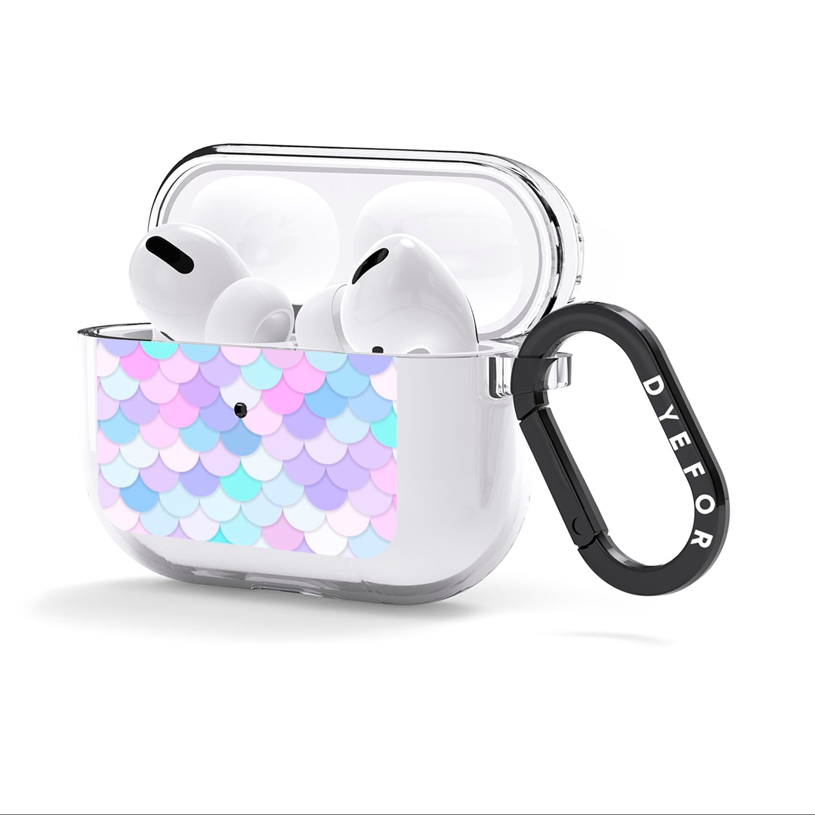 Mermaid AirPods Clear Case 3rd Gen Side Image