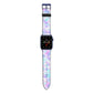 Mermaid Apple Watch Strap with Blue Hardware