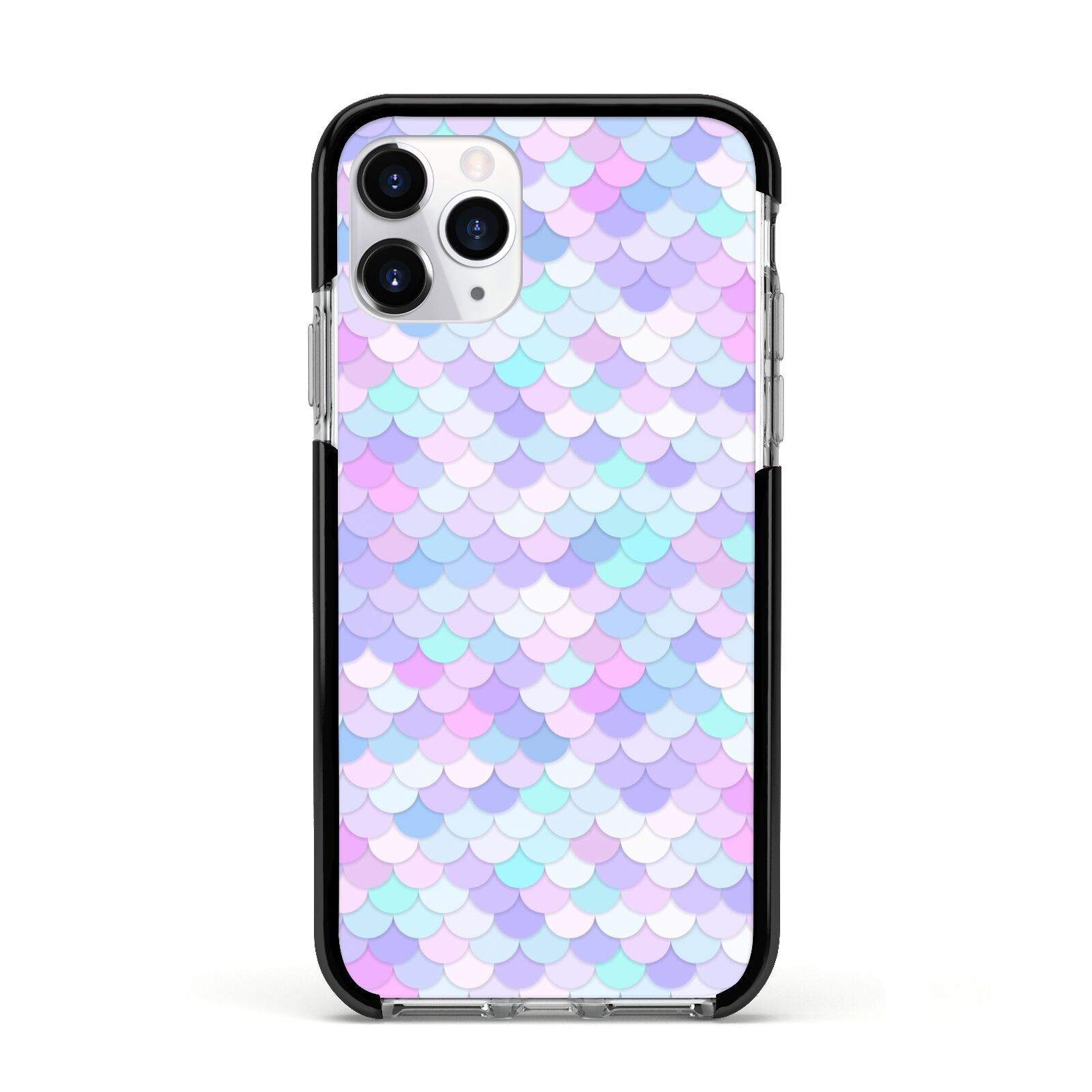 Mermaid Apple iPhone 11 Pro in Silver with Black Impact Case