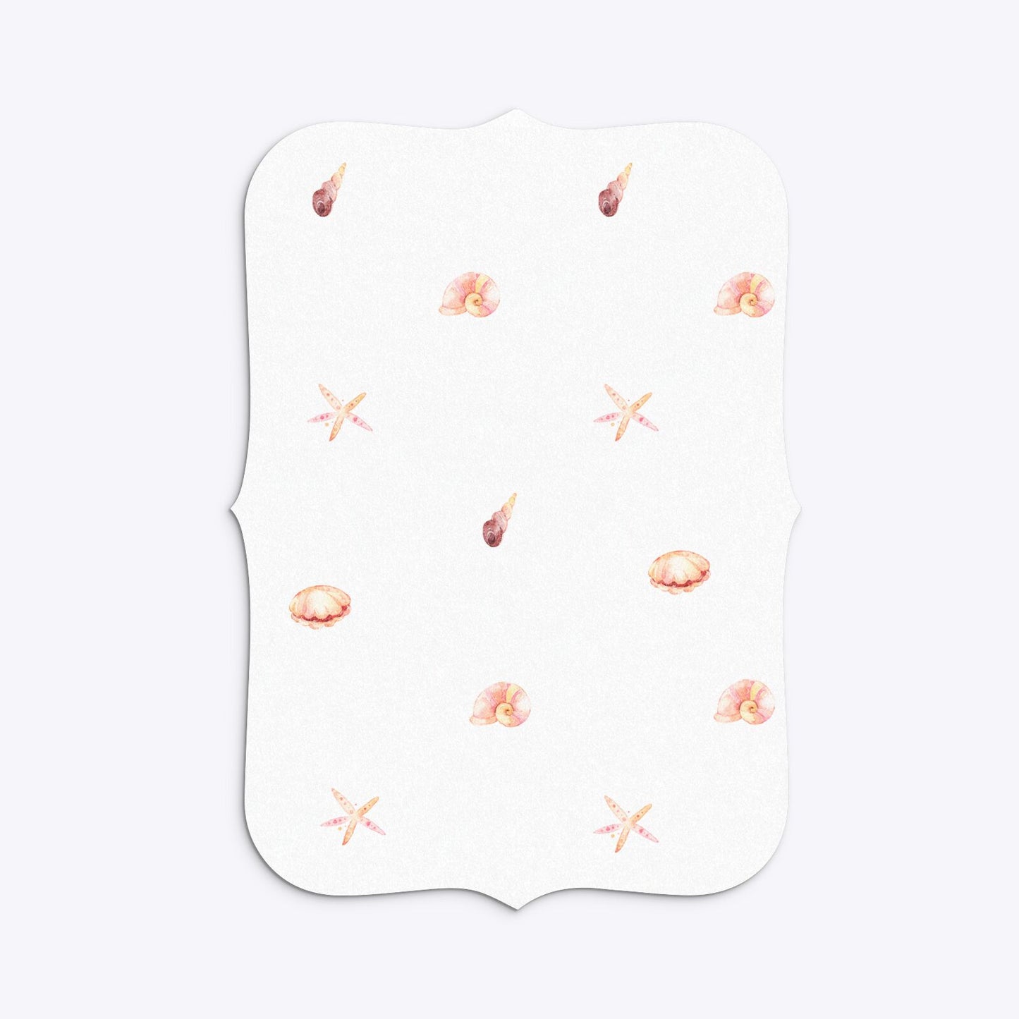 Mermaid Personalised Happy Birthday Bracket Invitation Glitter Back Image