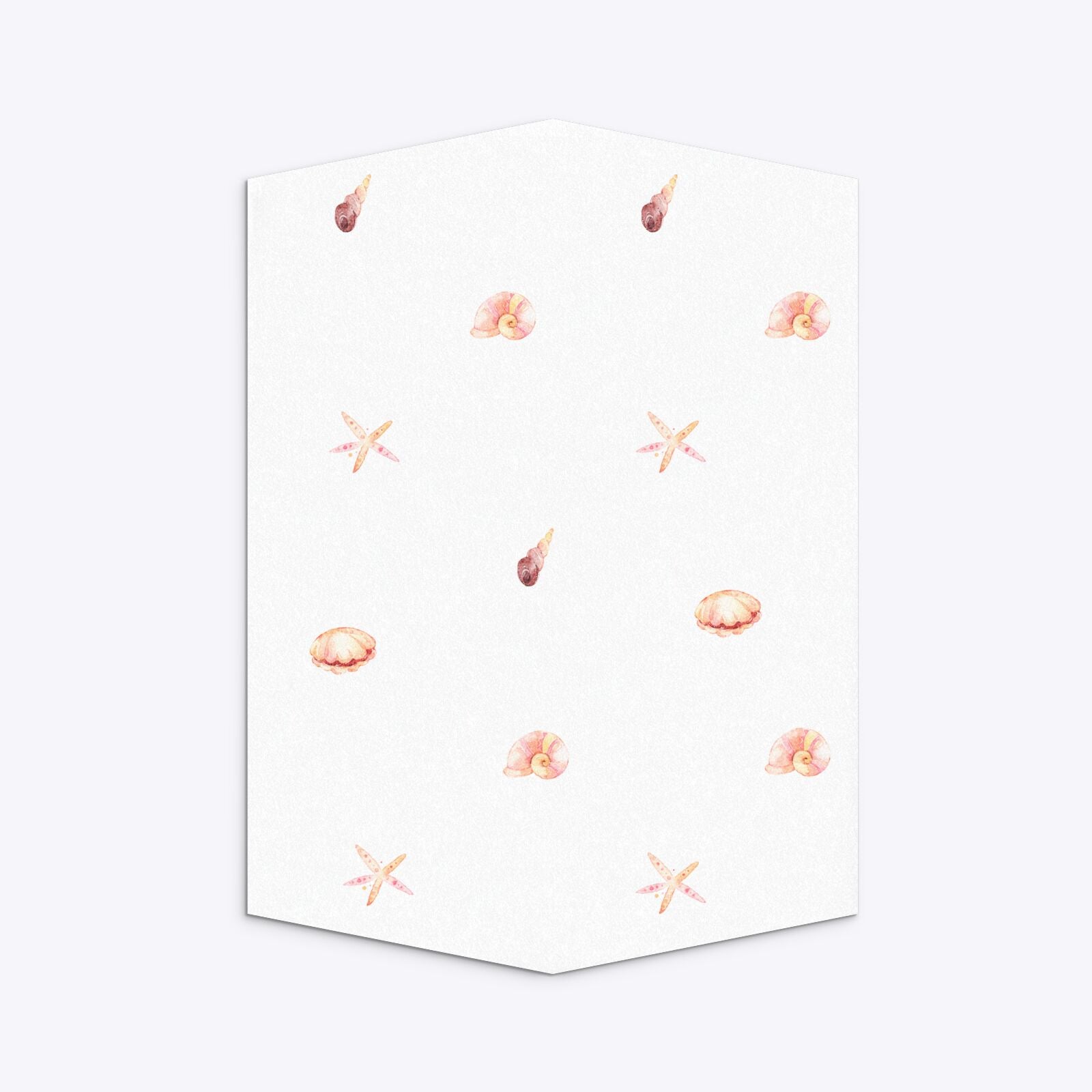 Mermaid Personalised Happy Birthday Geo Invitation Glitter Back Image