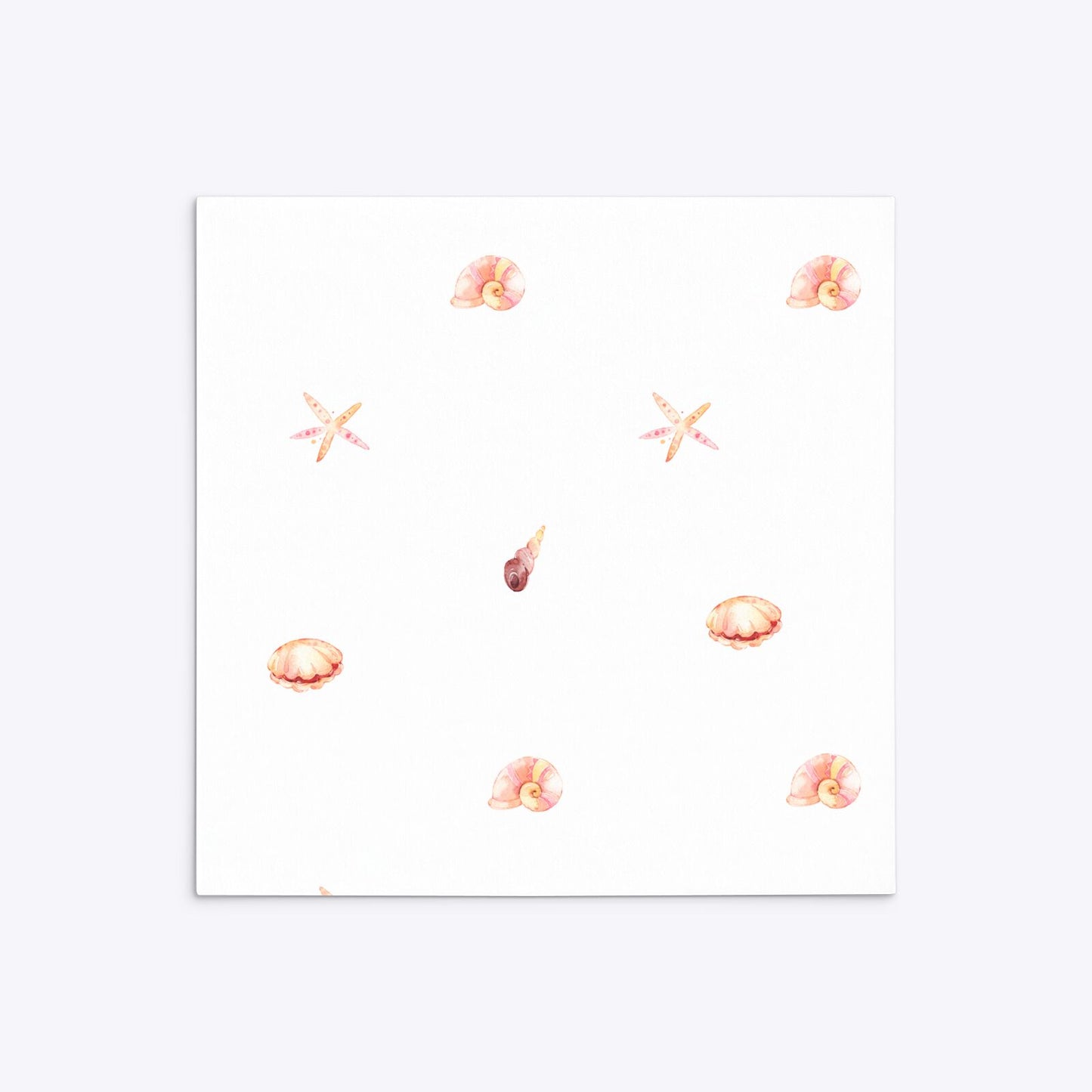 Mermaid Personalised Happy Birthday Square 5 25x5 25 Invitation Matte Paper Back Image