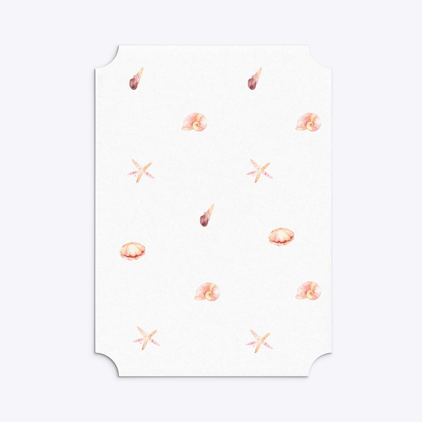 Mermaid Personalised Happy Birthday Ticket Invitation Glitter Back Image