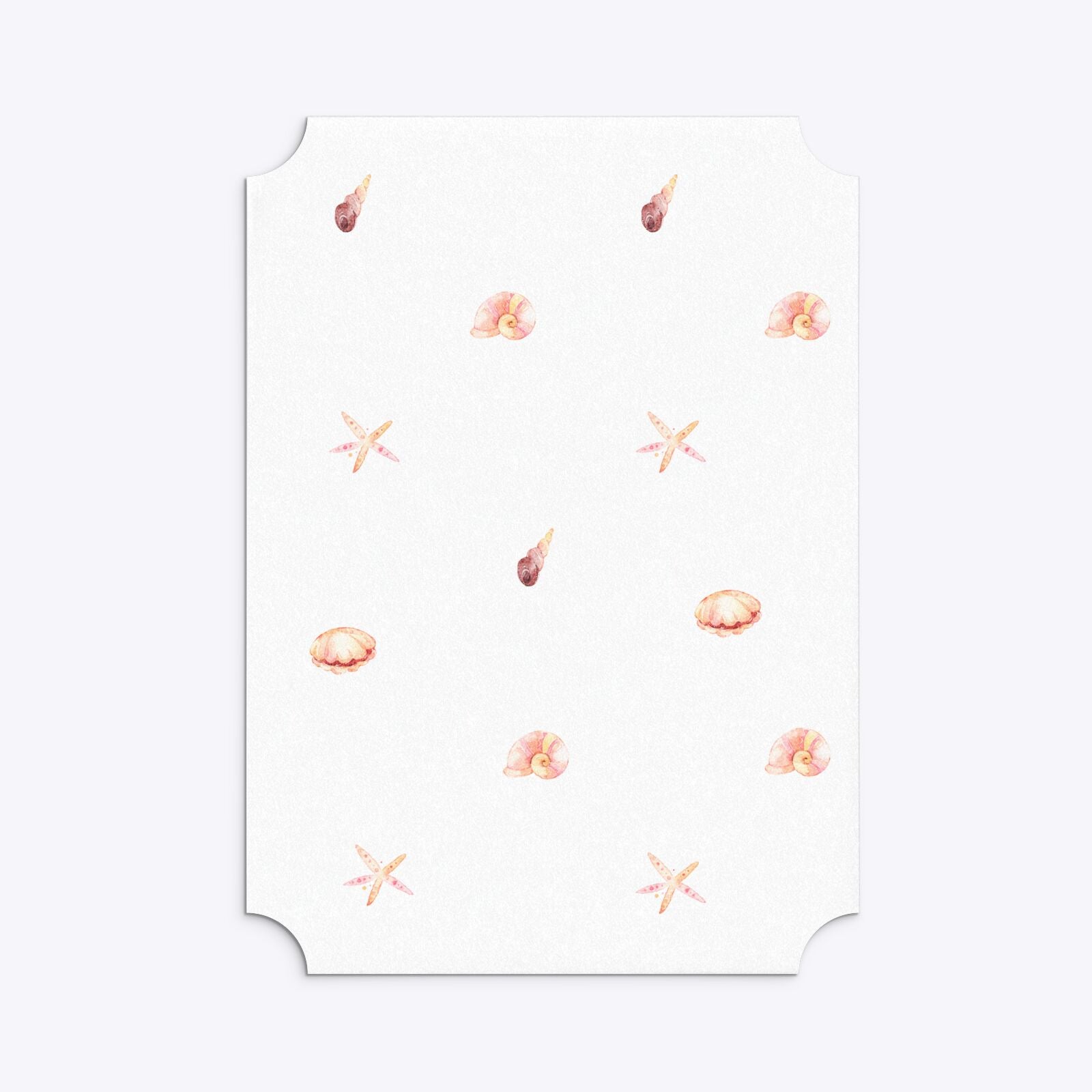 Mermaid Personalised Happy Birthday Ticket Invitation Glitter Back Image