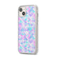 Mermaid iPhone 14 Plus Clear Tough Case Starlight Angled Image